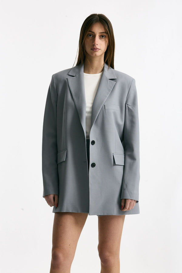 Blazer over grigio azzurrato donna Iro