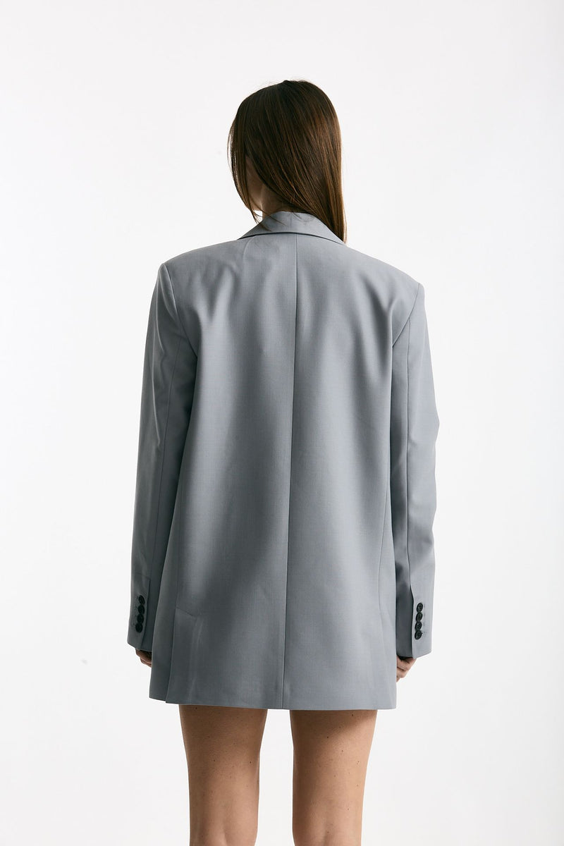 Blazer over grigio azzurrato donna Iro - 3