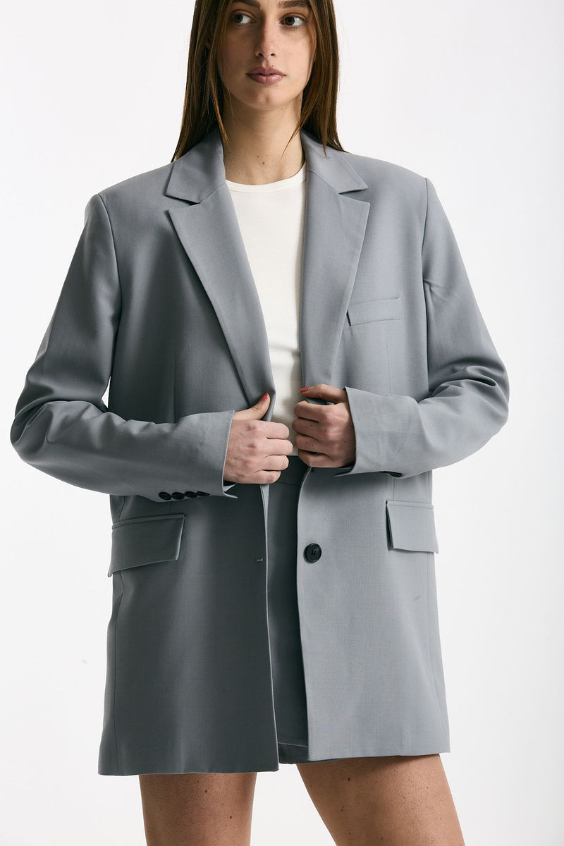 Blazer over grigio azzurrato donna Iro - 4