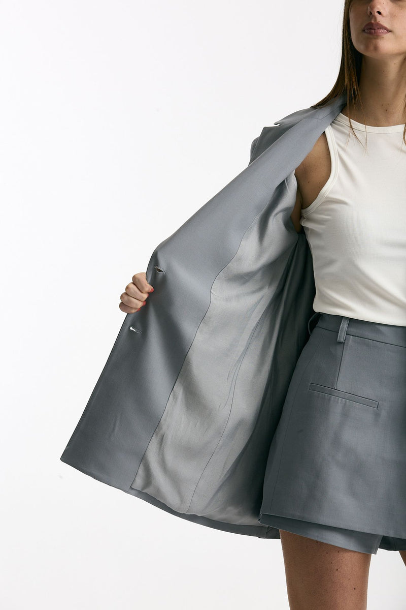 Blazer over grigio azzurrato donna Iro - 6