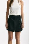 Short pannello vita alta nero donna Iro - 2