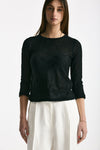 T-shirt girocollo lavorata nero donna Iro - 1