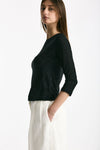 T-shirt girocollo lavorata nero donna Iro - 2