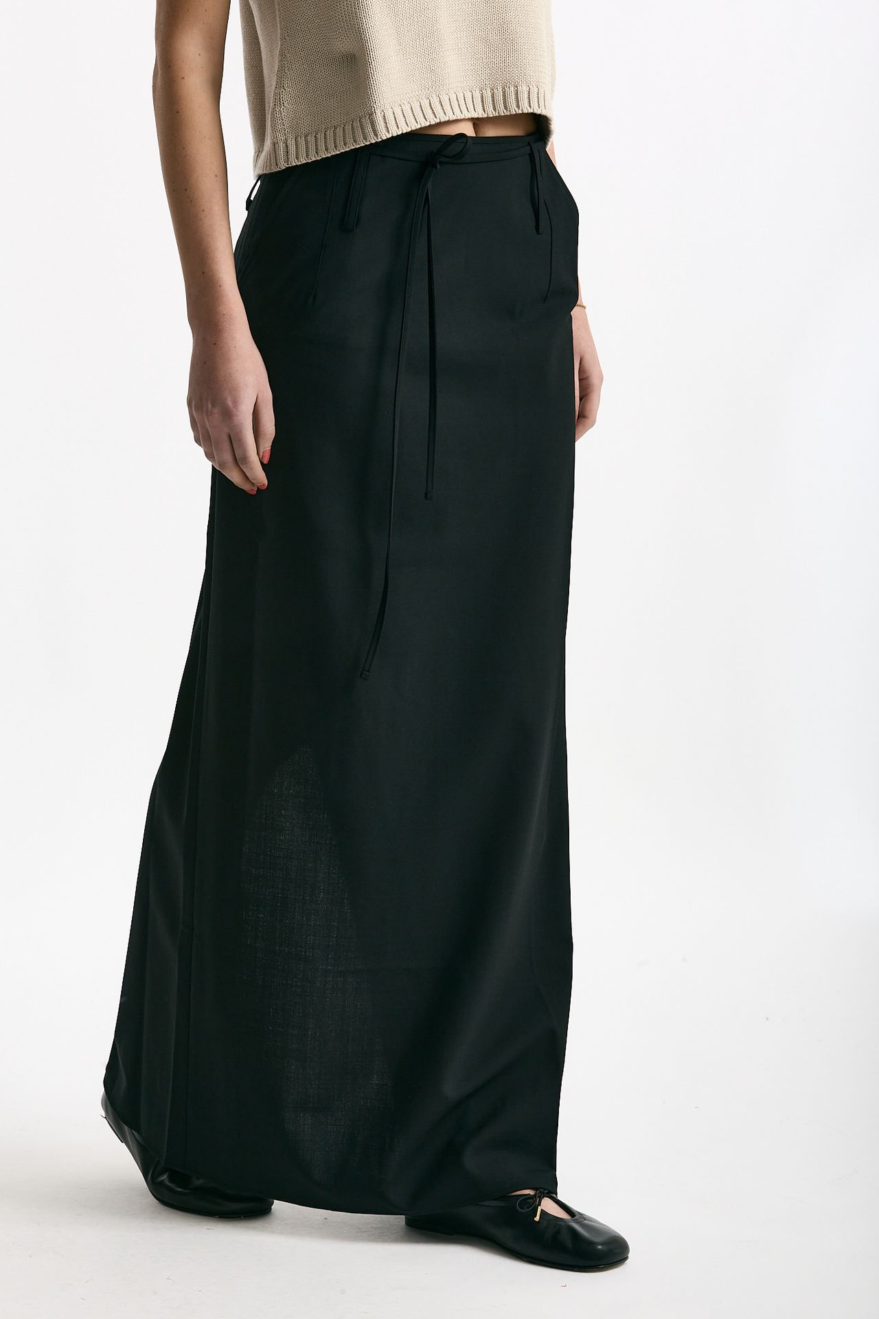 Gonna dritta a portafoglio nero donna Iro - 5