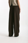 Pantalone vita alta in viscosa marrone donna Iro - 3