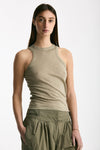 Top in lino verde donna Iro - 3