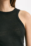 Top in lino nero donna Iro - 5
