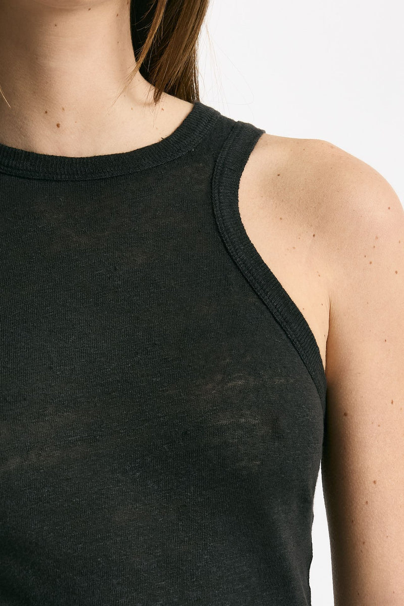 Top in lino nero donna Iro - 5