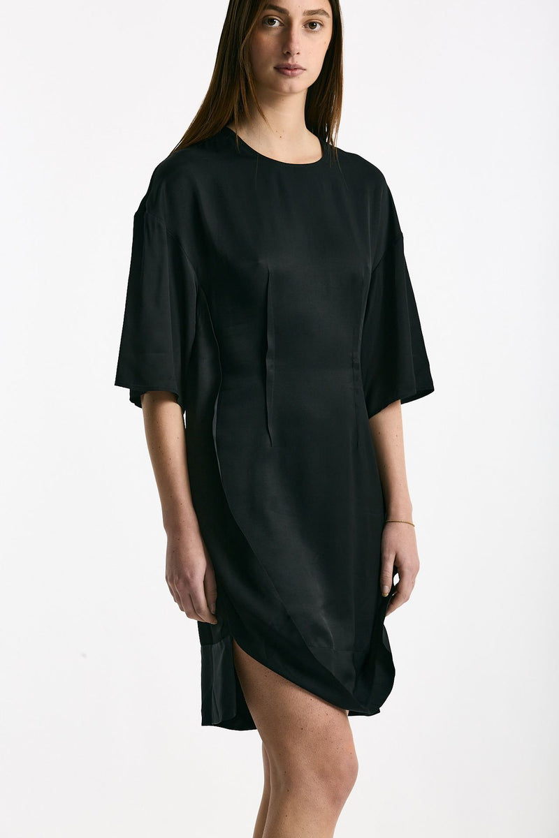 Abito girocollo in viscosa nero donna Iro - 4