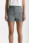 Short lavorati bianco nero e azzurro donna Iro - 1