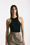 Body lavorato nero donna Laneus - 1