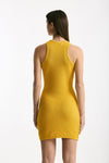 Abito in maglia giallo donna Laneus - 3