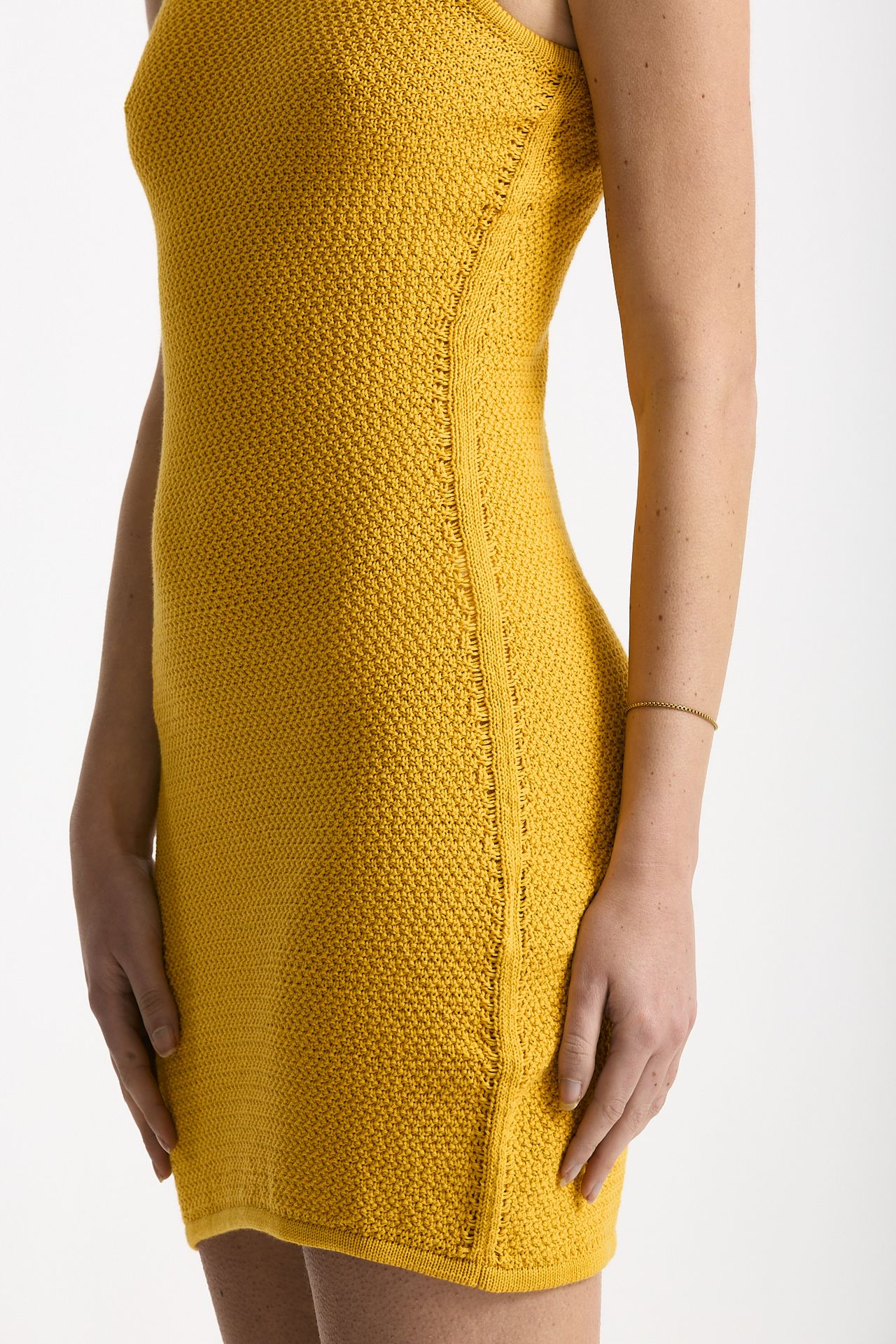 Abito in maglia giallo donna Laneus - 6