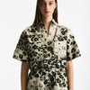 Camicia crop animalier donna Laneus - 6
