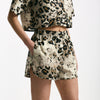 Shorts in cotone animalier donna Laneus - 6