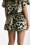 Shorts in cotone animalier donna Laneus - 4