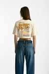 T-shirt crop panna donna Laneus - 2