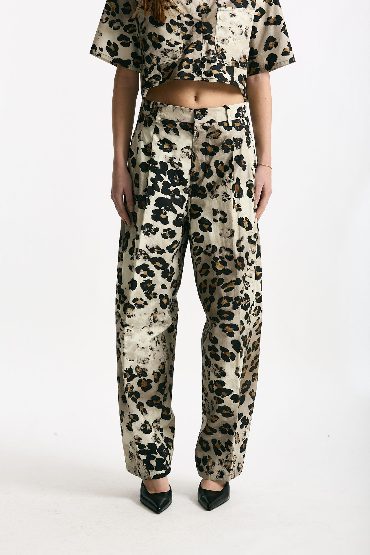 Pantalone animalier Vita alta donna Laneus - 1