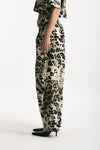 Pantalone animalier Vita alta donna Laneus - 2