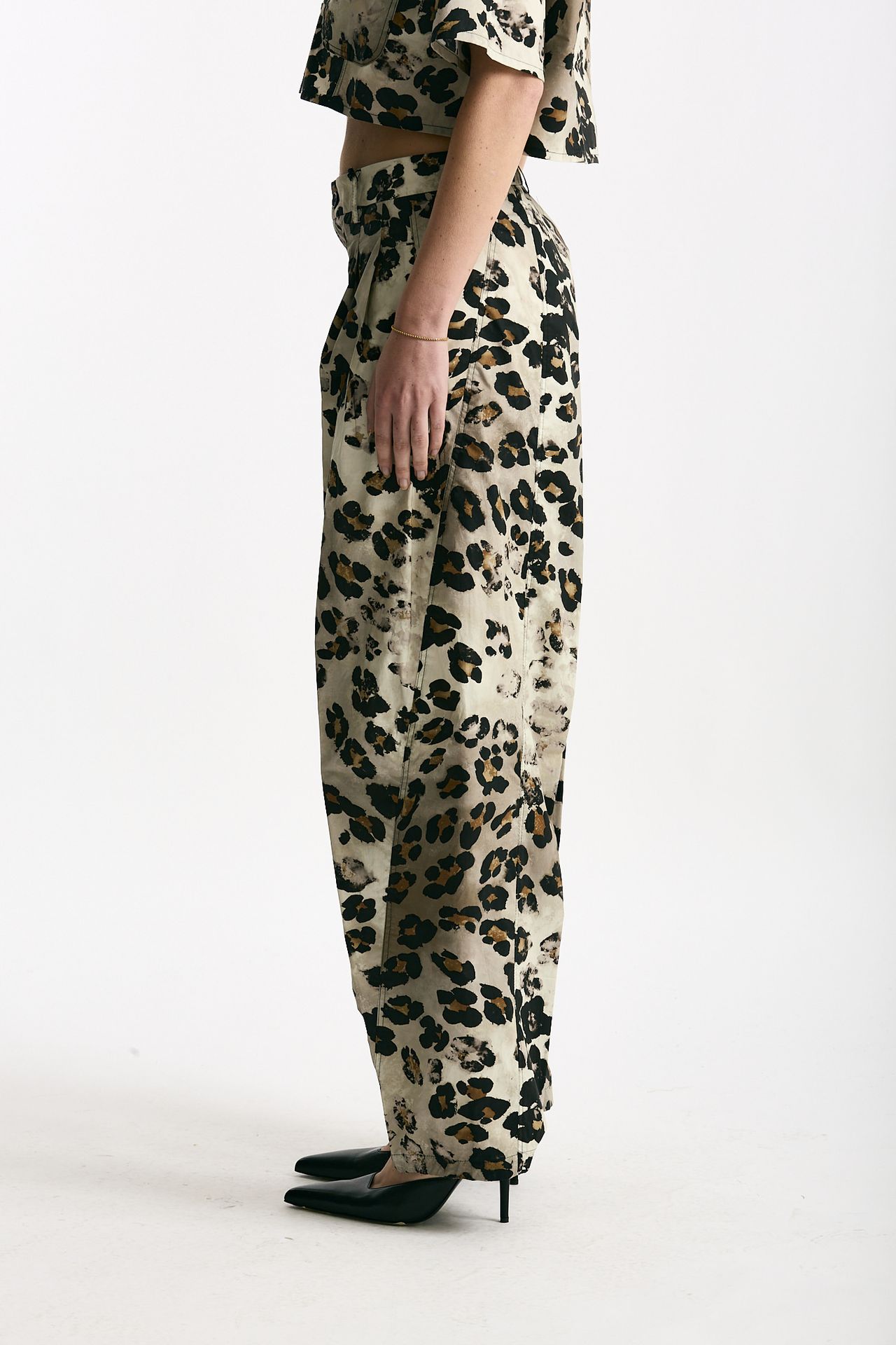 Pantalone animalier Vita alta donna Laneus - 2