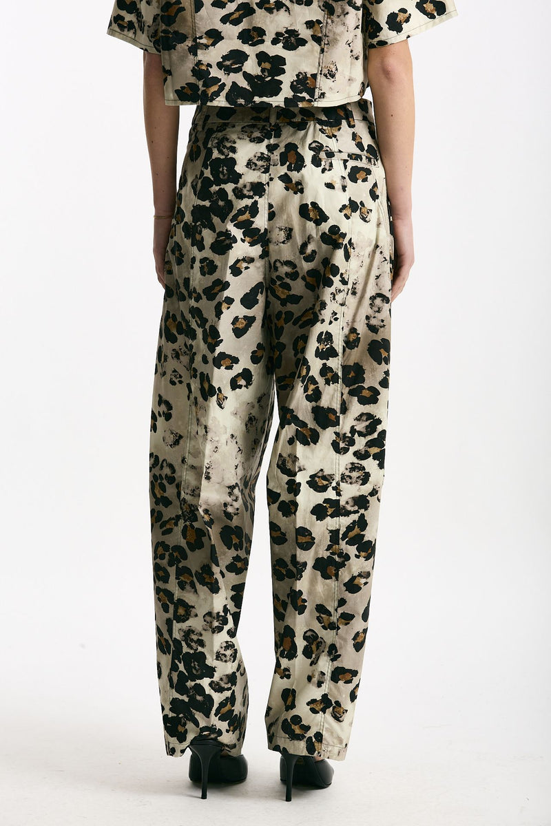 Pantalone animalier Vita alta donna Laneus - 3