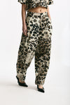 Pantalone animalier Vita alta donna Laneus - 4