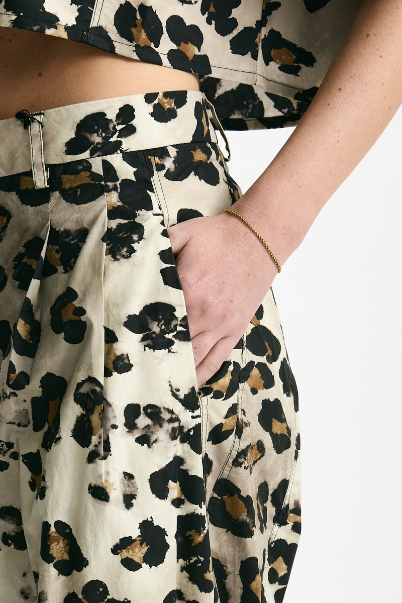 Pantalone animalier Vita alta donna Laneus - 5