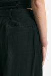 Pantalone morbido nero donna Laneus - 6