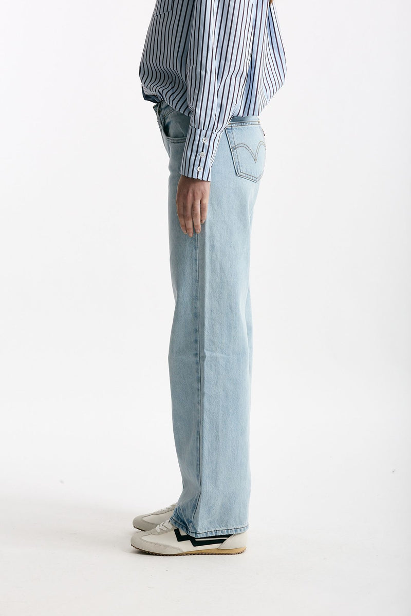 Jeans vita bassa lavaggio azzurro chiaro donna Levi's - 2