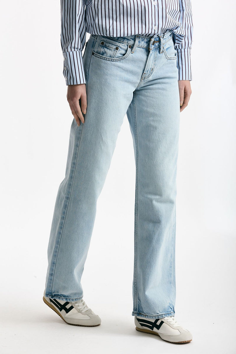 Jeans vita bassa lavaggio azzurro chiaro donna Levi's - 1