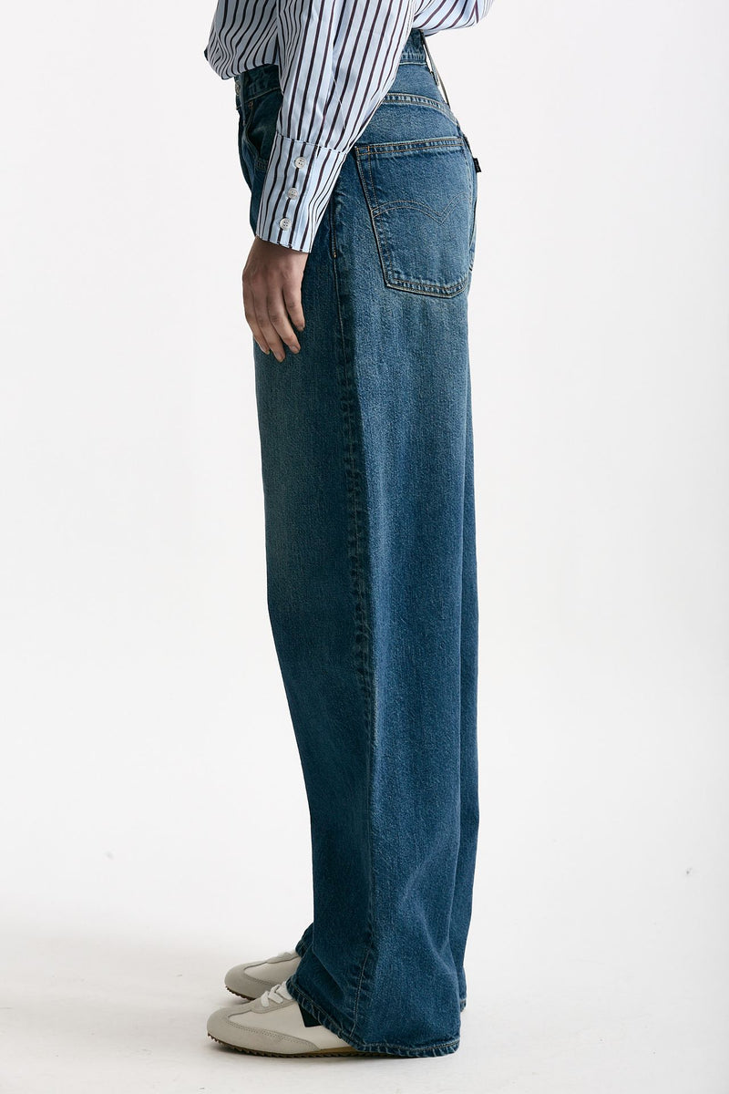 Jeans boyfriend BLU TAB lavaggio scuro vita alta donna Levi's - 2