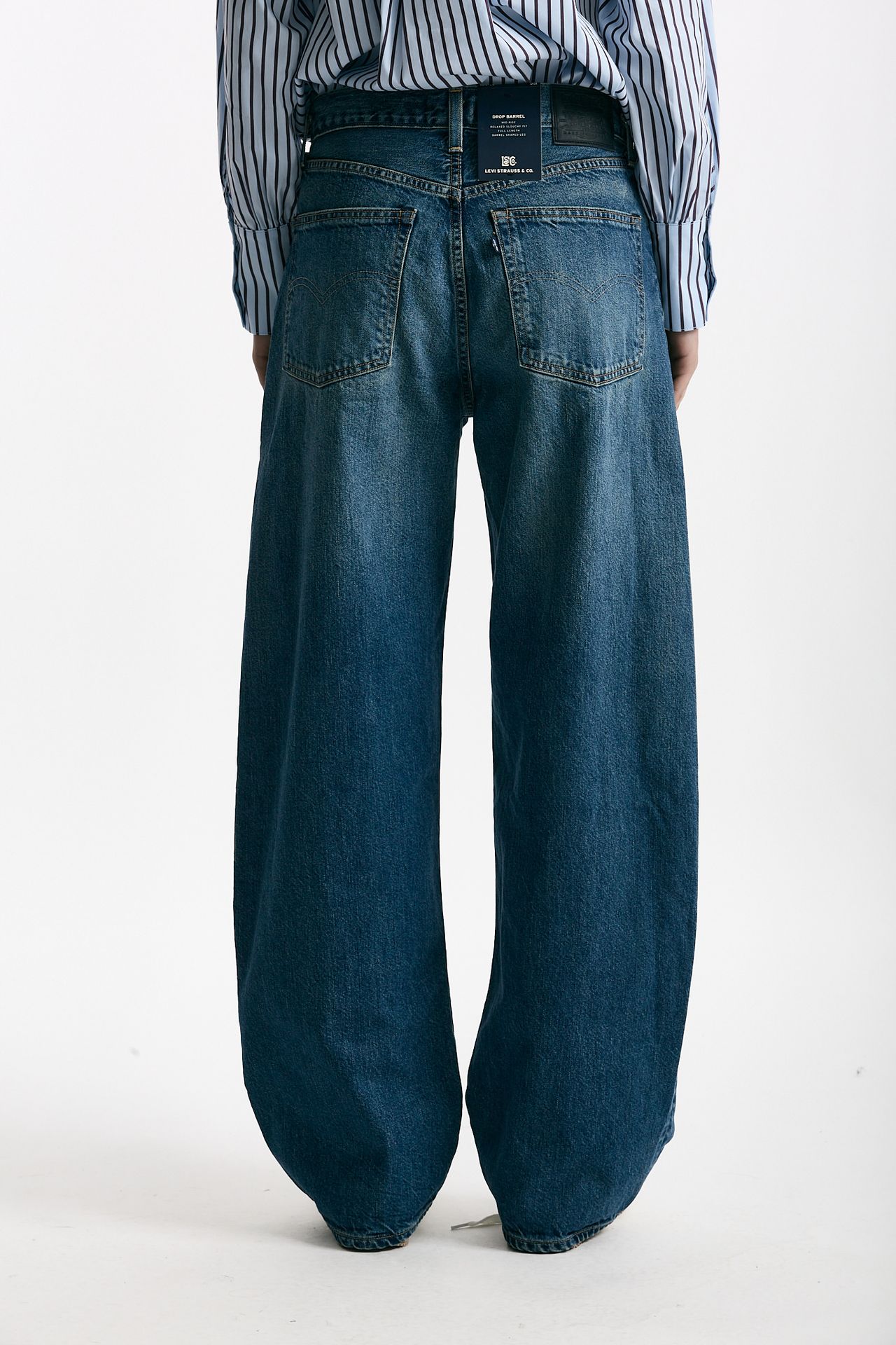 Jeans boyfriend BLU TAB lavaggio scuro vita alta donna Levi's - 3