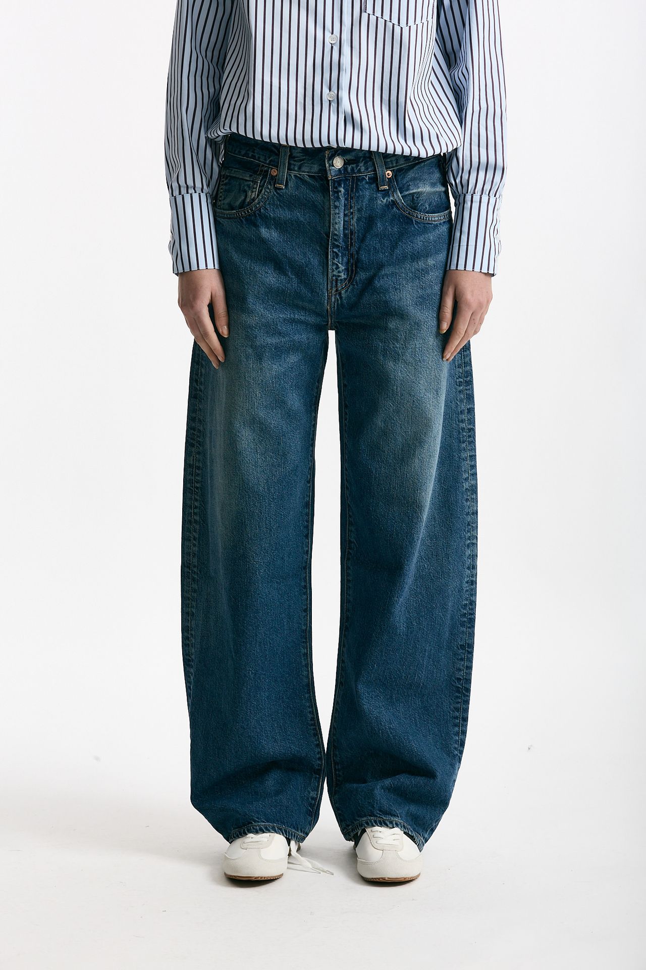 Jeans boyfriend BLU TAB lavaggio scuro vita alta donna Levi's - 1
