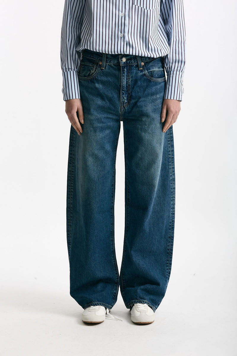 Jeans boyfriend BLU TAB lavaggio scuro vita alta donna Levi's - 1