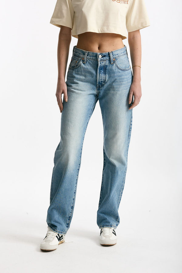 Jeans regular 501 lavaggio medio chiaro donna Levi's