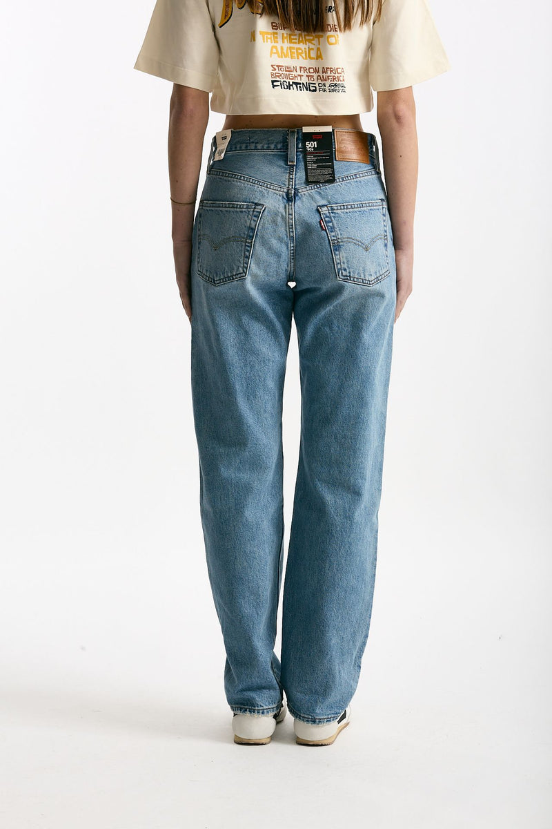 Jeans regular 501 lavaggio medio chiaro donna Levi's - 3