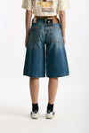 Bermuda in denim lavaggio medio scuro donna Levi's - 3