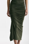 Abito stretch verde oliva donna Marsēm - 4