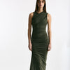 Abito stretch verde oliva donna Marsēm - 7