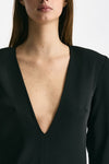 Abito lungo nero donna Marsēm - 5