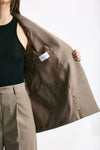 Blazer smanicato beige donna Marsēm - 6