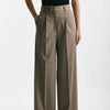 Pantalone vita alta ampio beige donna Marsēm - 7