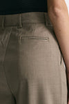 Pantalone vita alta ampio beige donna Marsēm - 6