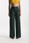 Pantalone ampio grigio gessato donna Marsēm - 1