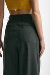 Pantalone ampio grigio gessato donna Marsēm - 6
