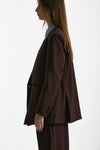 Blazer over burgundy donna Marsēm - 2