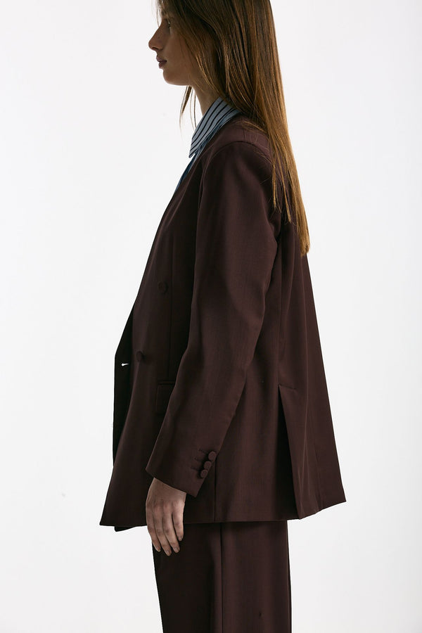 Blazer over burgundy donna Marsēm
