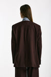 Blazer over burgundy donna Marsēm - 3