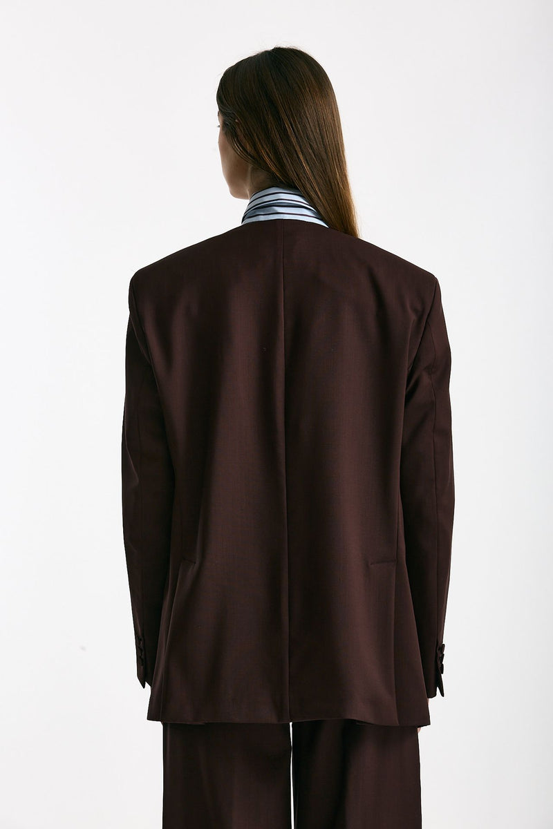 Blazer over burgundy donna Marsēm - 3