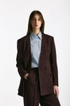 Blazer over burgundy donna Marsēm - 4